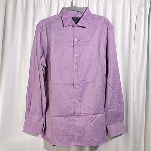 NEW Polo by Ralph Lauren Men's Dress Shirt Purple Size 16-34/35